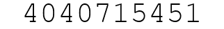 Number 4040715451.