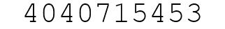 Number 4040715453.