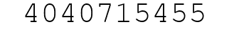 Number 4040715455.