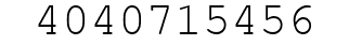 Number 4040715456.