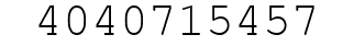 Number 4040715457.