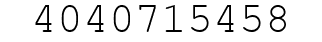 Number 4040715458.