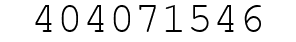 Number 404071546.