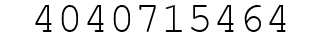 Number 4040715464.