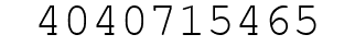 Number 4040715465.