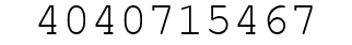 Number 4040715467.