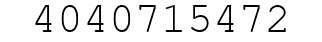 Number 4040715472.