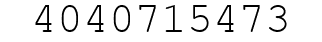 Number 4040715473.