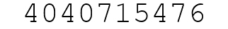 Number 4040715476.