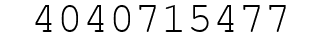 Number 4040715477.