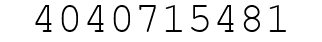 Number 4040715481.