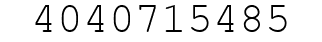 Number 4040715485.