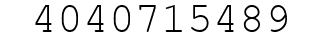 Number 4040715489.