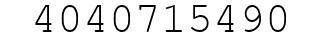 Number 4040715490.