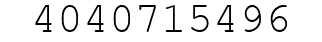 Number 4040715496.