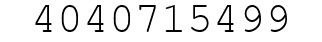 Number 4040715499.