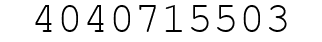 Number 4040715503.