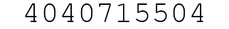 Number 4040715504.