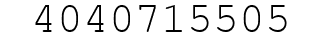 Number 4040715505.