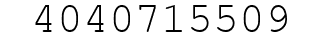 Number 4040715509.