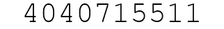 Number 4040715511.