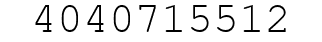 Number 4040715512.