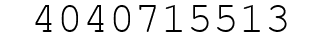 Number 4040715513.