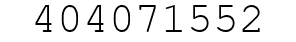 Number 404071552.