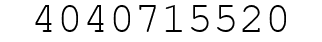 Number 4040715520.