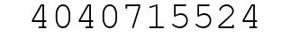Number 4040715524.