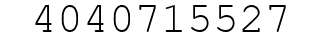 Number 4040715527.