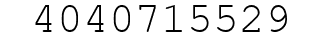Number 4040715529.