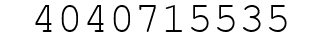 Number 4040715535.