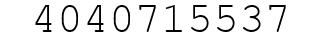 Number 4040715537.
