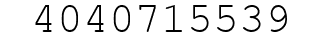 Number 4040715539.