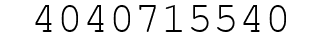 Number 4040715540.