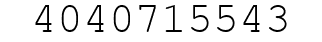 Number 4040715543.