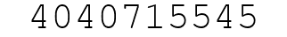 Number 4040715545.