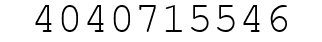 Number 4040715546.