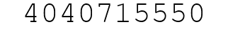Number 4040715550.