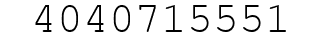 Number 4040715551.