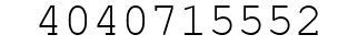 Number 4040715552.