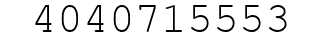 Number 4040715553.