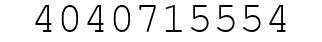 Number 4040715554.