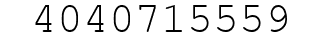 Number 4040715559.