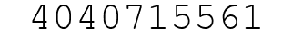 Number 4040715561.