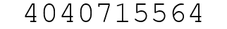 Number 4040715564.