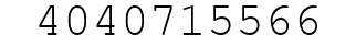 Number 4040715566.