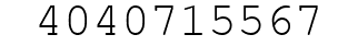Number 4040715567.