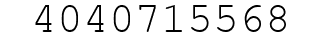 Number 4040715568.